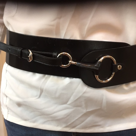 gucci leather belt with horsebit